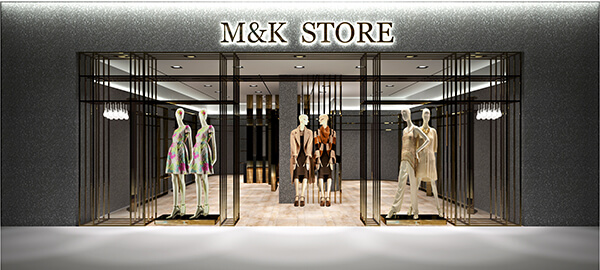 معدات وشاشات عرض الملابس M&K