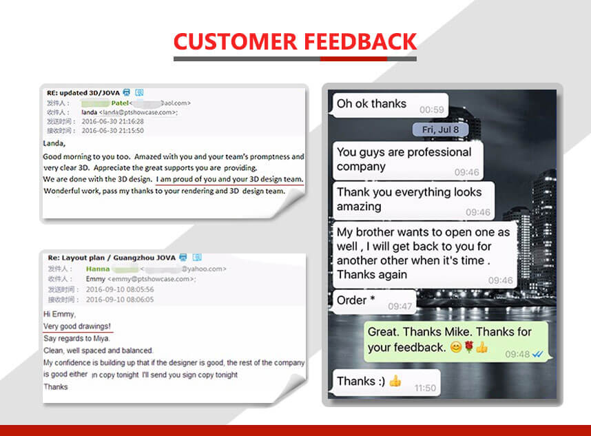 gondola shelving customer feedback