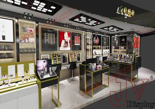 luxury cosmetic display stand and cabinet