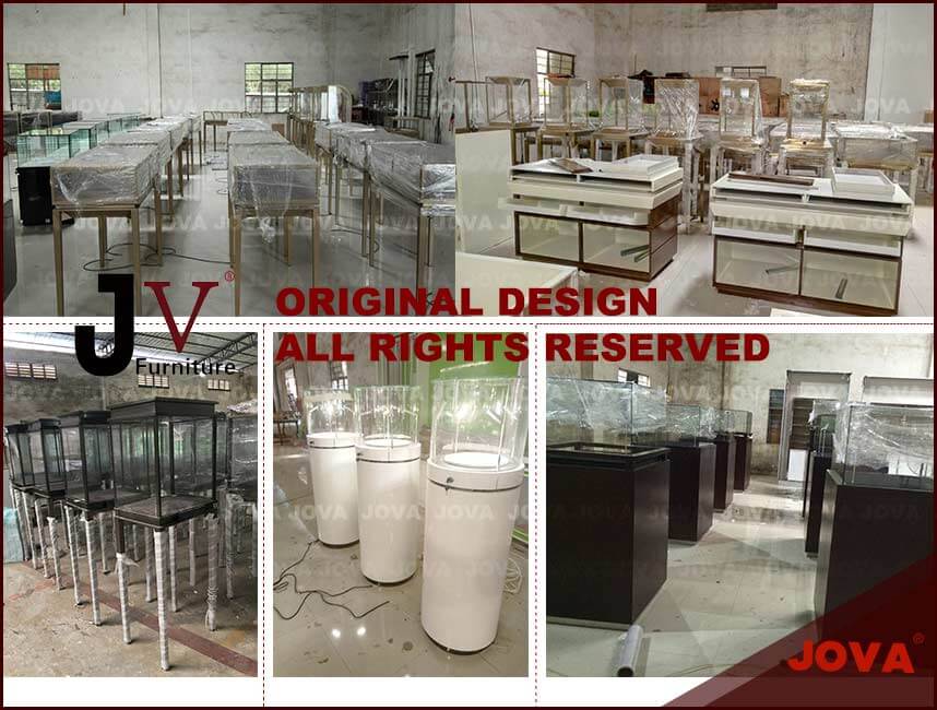 jewelry pedestal display cases manufacturers