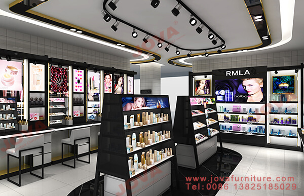 cosmetic showcase display