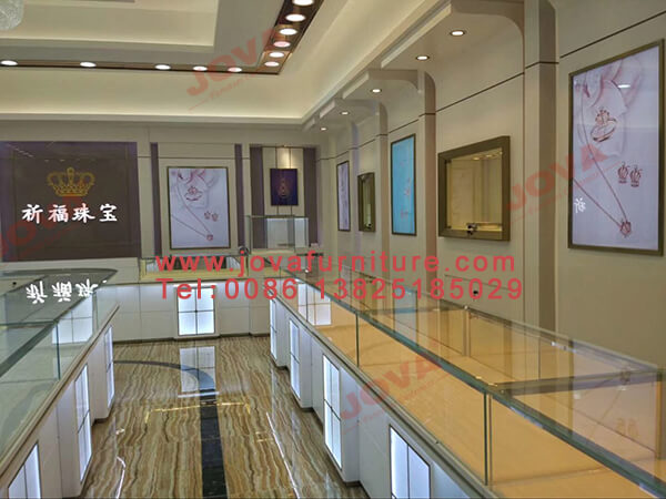 decoration for showcase store of jewelry