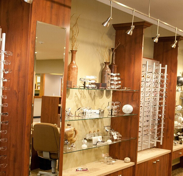 glasses frame wall displays