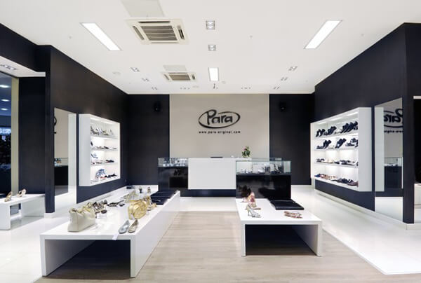 retail shoes store design