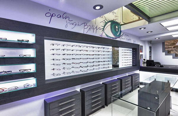 eyewear shop display