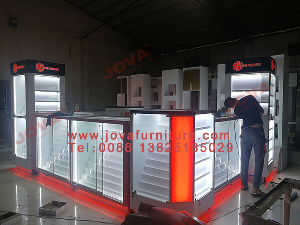 mobile accessories display counter suppliers