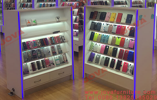 cell phone accessories counter display rack