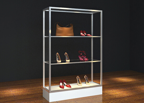 shoe display wall shelf