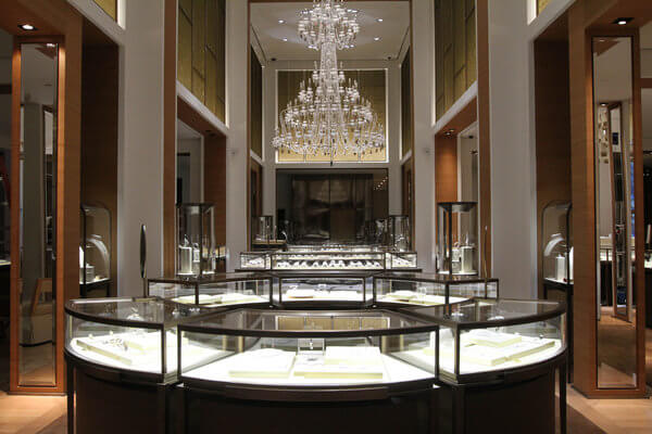 luxury jewelry store decoration