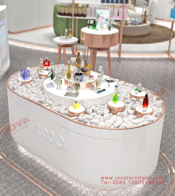 perfume counter display