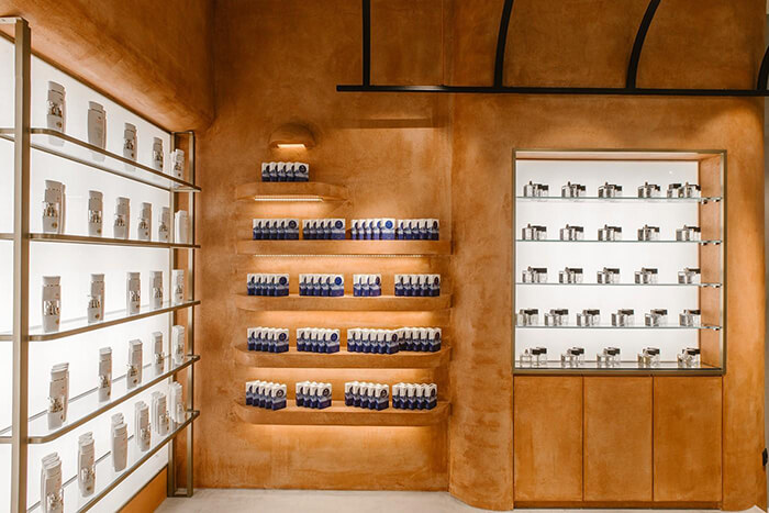 perfume wall display cabinets