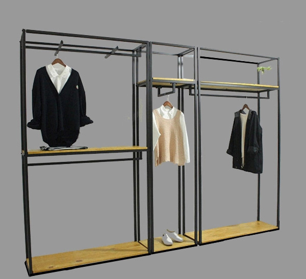 clothing display fixture for garments shop