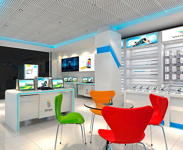 electronic store design