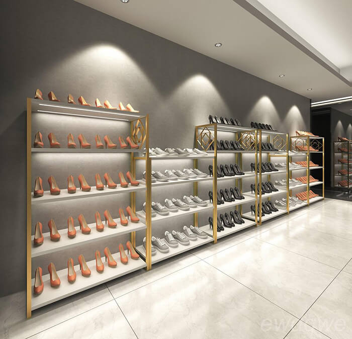boutique shoe display