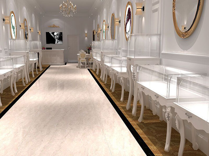 luxury jewellery showroom interior design