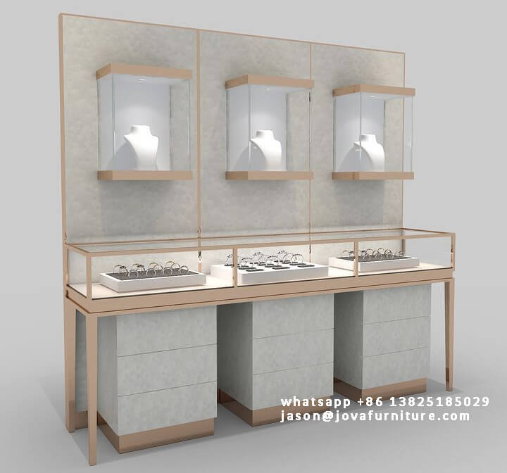 jewellery showcase wall display cabinet 