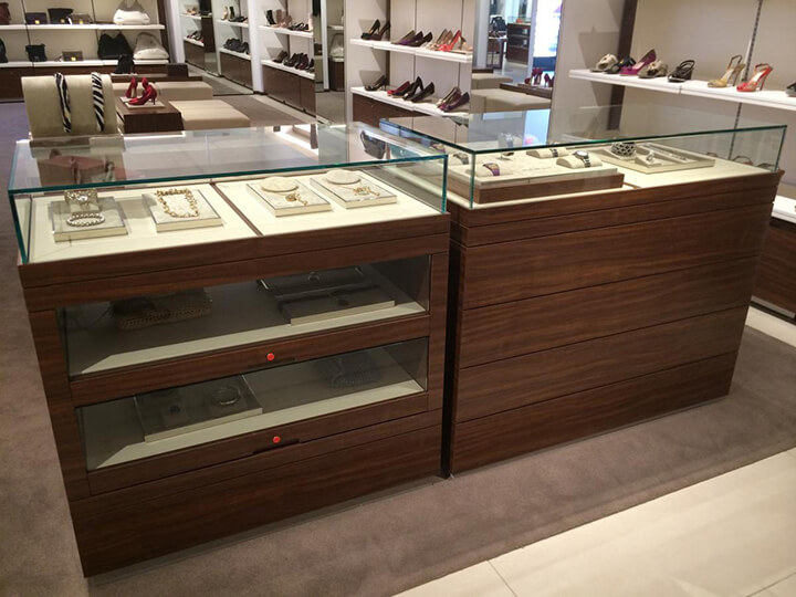 boutique store display cabinets