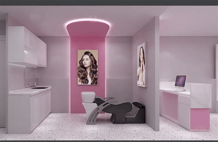 hairdressing salon display