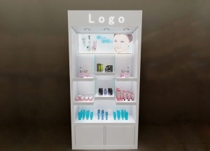 cosmetic display shelves