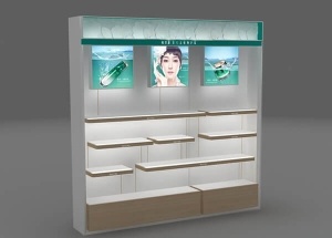 skincare display cabinet