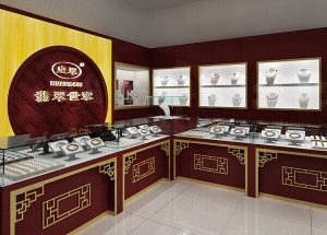 التصميم الداخلي للمحل مجوهرات النمط الصيني