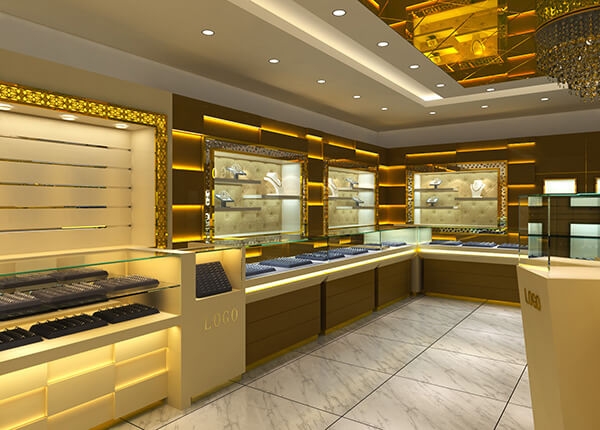 jewellery showroom display designs
