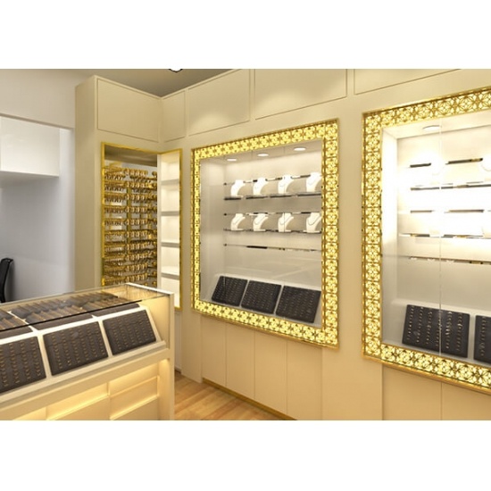showcase for jewelry store