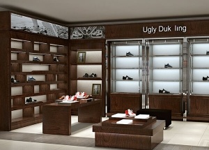 تصميم متجر الأحذية