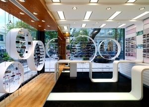 interior decoration optical shop