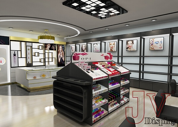 makeup retail display