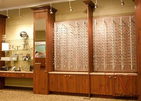 eyeglass display rods