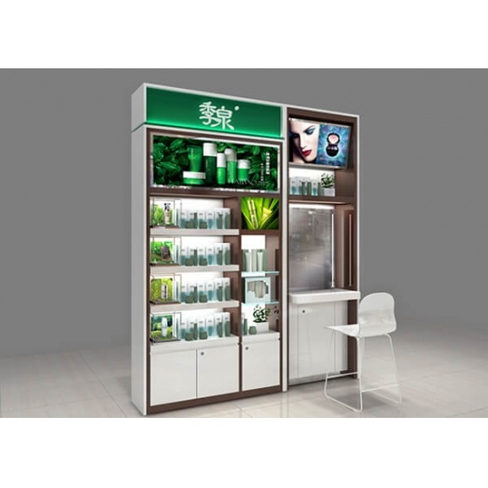 skin care product display