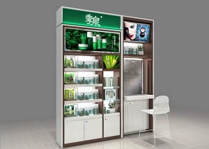 skin care product display