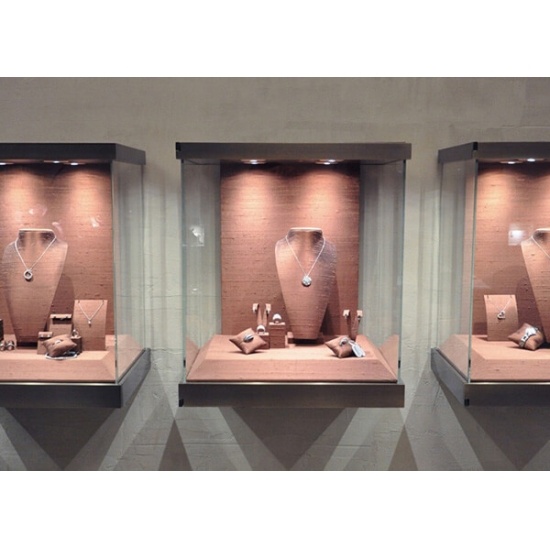 jewelry wall display cases