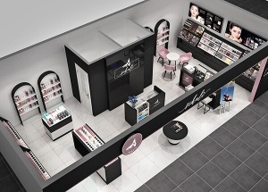 مستحضرات التجميل أفكار الديكور متجر قطر