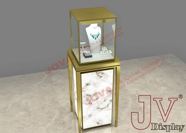 jewellery display case pedestal