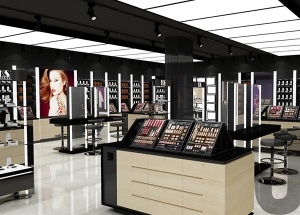 interior design of cosmetic shop