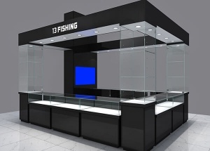تصميم متجر أدوات صيد الأسماك تجهيزات متجر صيد الأسماك