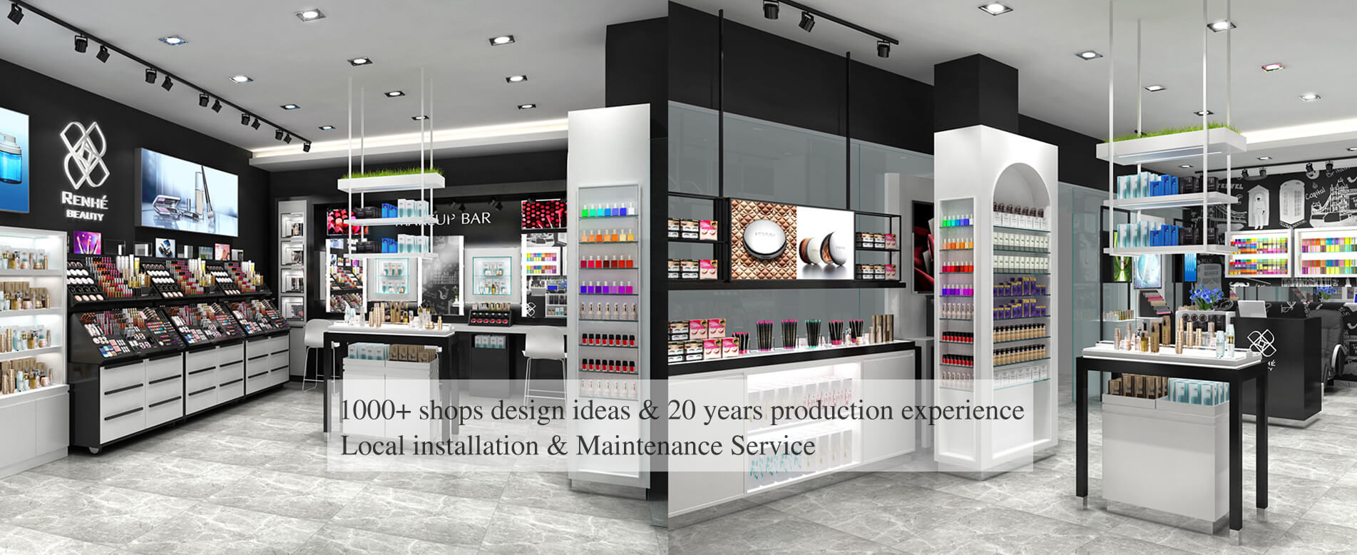 cosmetics display stands