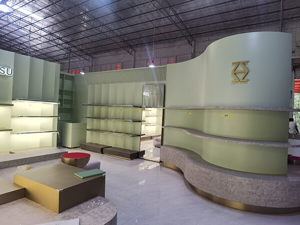 أرفف عرض حائط الأحذية مصنوعة في الشركة المصنعة JOVA FURNITURE